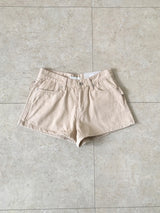 Eyelet cotton shorts