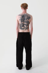 ARCHIVE CROSS PANTS-BLACK