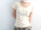 Round U button slim top
