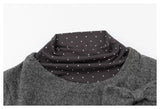 Grunge Layered Polka Dot Sweatshirt