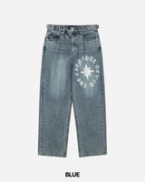 Kane Printing Denim Pants