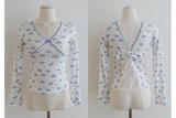 MINIT FLOWER RIBBON TOP
