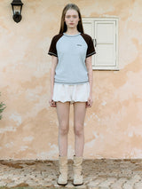 BALLOON MINI SHORTS WHITE