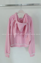 Levit Frill Lace Hooded Zip-Up