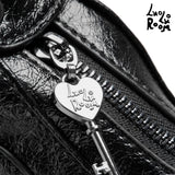 "Rebellious Love Concubine" Black レディースハンドヘルドショルダーバッグ