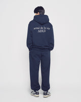 25FW ベーシックロゴナッピングフーディージップアップ ダークネイビー