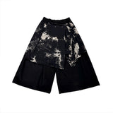 Dyeing Skirt Bermuda Shorts