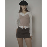 DOT CAMISOLE-BEIGE