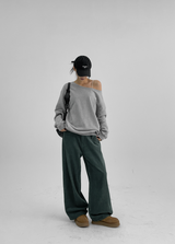 [MADE] Keyled Corduroy Wide Pants