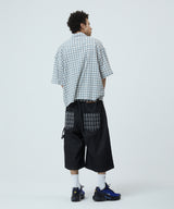 BERMUDA CHECK POCKET DENIM SHORT