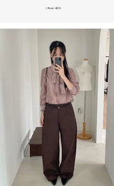 Lucia Tie See-through Blouse