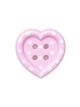 heart button phone grip - pink (stick-on)