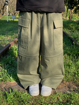 Convertible Wide Cotton Pants (5 Colors)