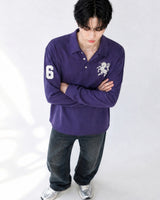 (UNISEX) Horse PK Collar Long Sleeve