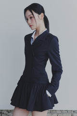 LIORA JACKET DRESS charcoal