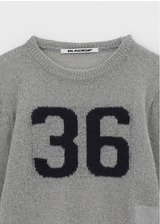 [MADE] Kenny Jacquard See-Through Knit