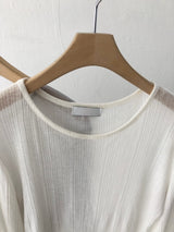 See-Through Long Sleeve Tee