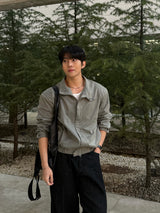 Dart shoulder blouson
