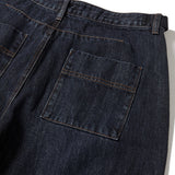 Cargo denim work pants / Deep Indigo