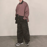 switch panel check shirt_black