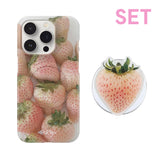 [SET] Pale Strawberry Case (hard)_MagSafe + Pale Strawberry Tok_MagSafe