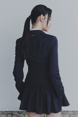 LIORA JACKET DRESS charcoal