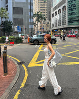 3 Color Ring Eyelet Big Shoulder Bag