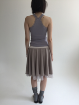 Merci Chiffon Midi Skirt (4color) 