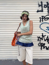 UnsocialNight dot sleeveless top