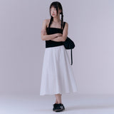 エッセンシャルフレアスカート (WHITE)