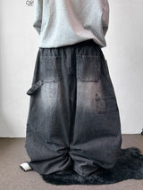 Catch Balloon Carpenter Basic Denim Pants 3color