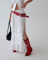 Red Heart Stud Wide Belt