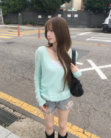 V neck layered T