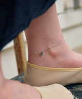 [925 silver] Dix.silver.06 / moyen anklet