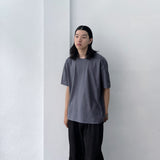 Cool Grey Drop Shoulder Tee