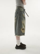 Skurd heart bermuda pants -2C