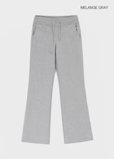 [B-BASIC] Mid-Sweat Low-Waist Bootcut Elastic Pants (2 SIZE)