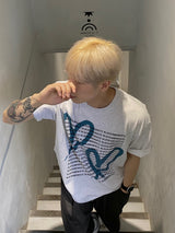 BK AND WHT half T 3C