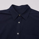 ウォッシュドコットンシャツ DEEP NAVY