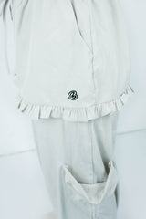 layered frill cargopants