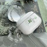 [made]glass clover ver  resin airpod case