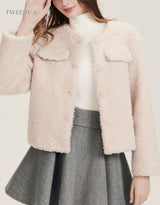 Lizzy's heart button point soft jacket