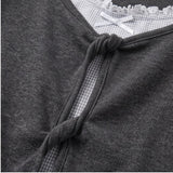 ヴィヴィ チェック レイヤード Tシャツ