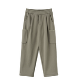 stitch cargo sweat pants - grey         