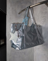Star dot cushion key ring
