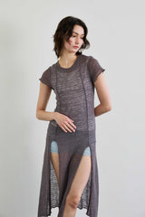 WITTY KNIT ONE-PIECE / MOCHA