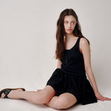 Beads Lip Sleeveless (Black)
