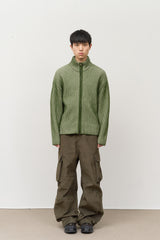 Meen Knitted Zip Up