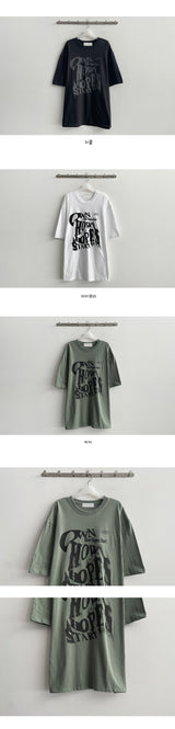 ハウオーバーフィットボクシーTシャツ