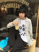フルー ルーズフィット サマー チェック シャツ